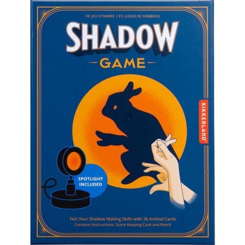 Kikkerland Shadow Play Game including Spot Lamp