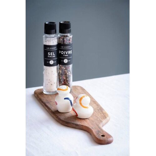 Que Rico Salt and Pepper Set Laura Pintura Locura