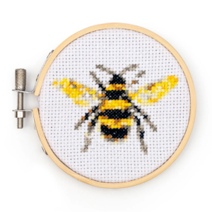 Kikkerland Mini Embroidery Kit Bee