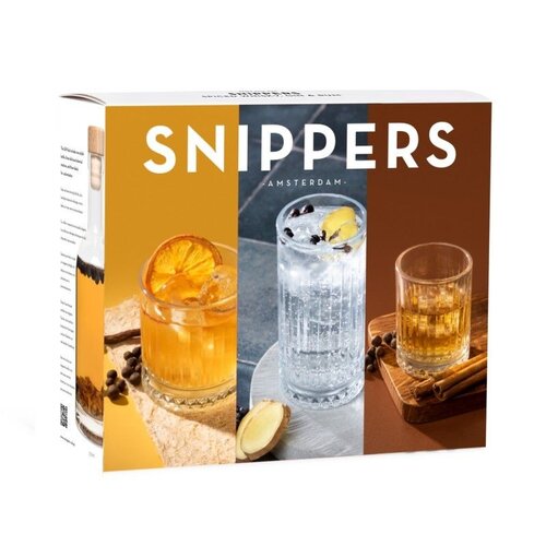 Snippers DIY Spiced Gift Box with Botanicals 3 Glasses