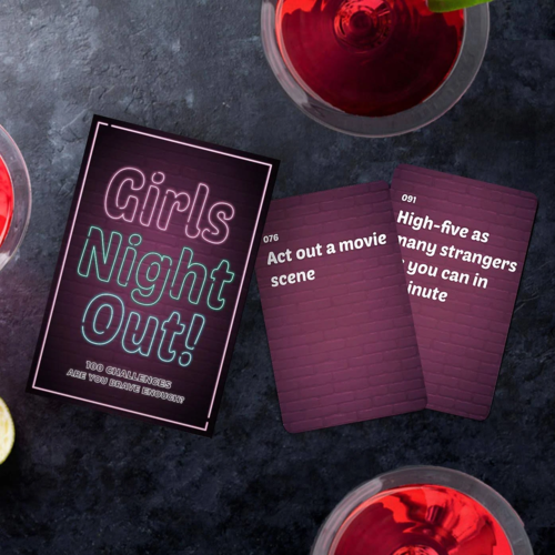 Gift Republic Girls Night OutTrivia 100 uitdagingen ben jij dapper genoeg?