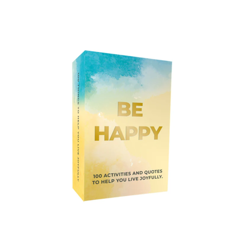 Gift Republic Be Happy Karten 100 Aktivitäten und Quotes, die Sie mit Freude leben