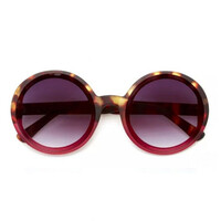 Sunglasses Round Glasses Havana Pink
