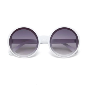 Okkia Sunglasses Round Glasses White