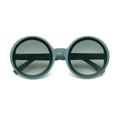 Okkia  Sunglasses Round Glasses Green Sage