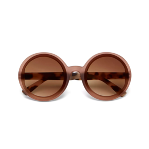 Okkia  Sunglasses Round Glasses Pink Havanna