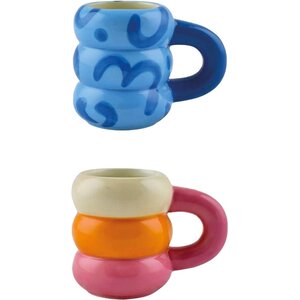 Que Rico Espresso Cups Rosa Set of 2