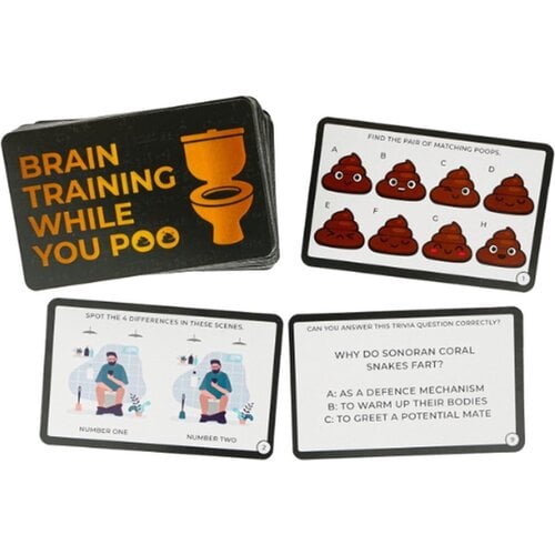 Gift Republic  Brain Training While You Poo