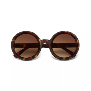 Okkia Sunglasses Round Glasses Classic Havana