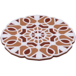 Peleg Design Trive Tile Untersetzer Braun 3 in 1