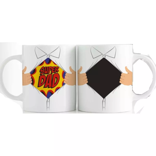 Gift Republic Super Daddy Heat Reveal Mug