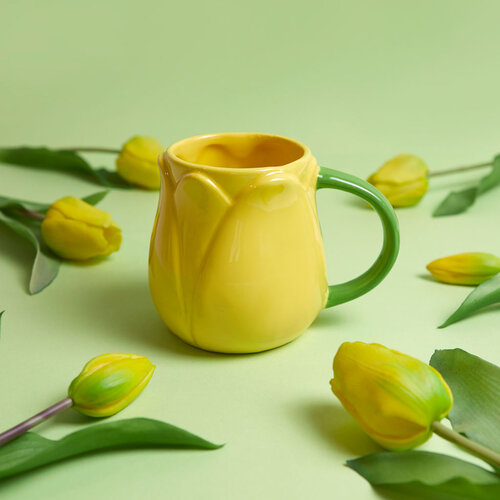 Balvi Mug Tulip Yellow 400ml