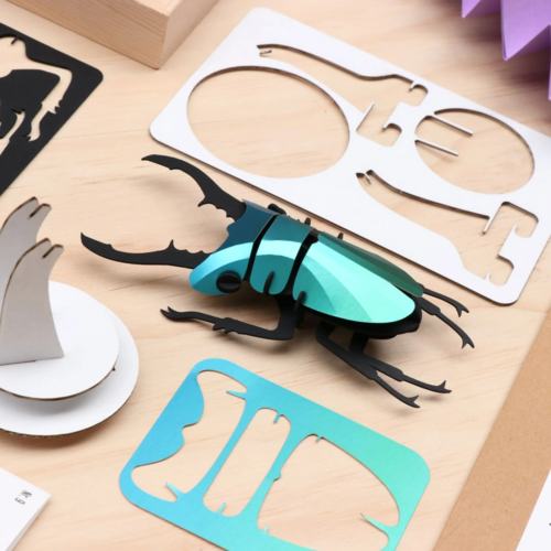 Assembli  Paper Flying Stag Beetle 3D