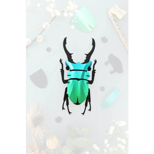 Assembli  Paper Flying Stag Beetle 3D