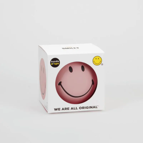 Mr Maria Smiley LED-Lampe Rosa Nachtlicht