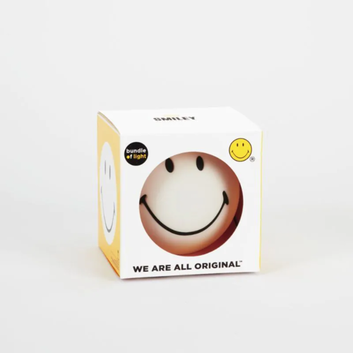 Mr Maria Smiley Led Lamp White Black Night Light