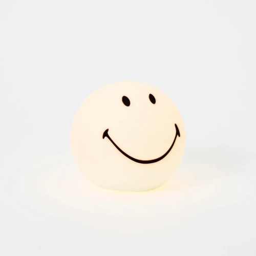 Mr Maria Smiley Led Lampje Wit Zwart Nachtlampje