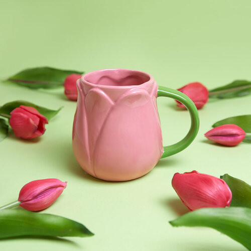 Balvi Mok Tulp Roze 400ml