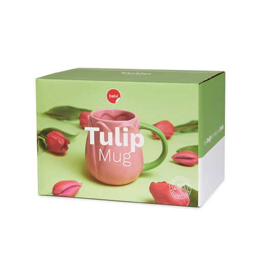 Balvi Mug Tulip Pink 400ml