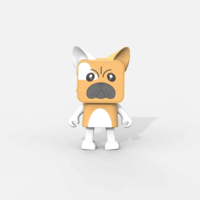 Dancing Bulldog Bluetooth Speaker