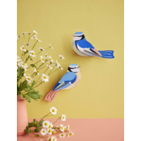 Gartenvögel Blaumeisen Wandkunst