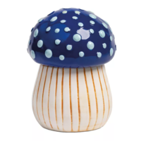 Voorraadpot Paddenstoel Medium Blauw