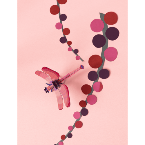 Studio Roof wall decoration Ruby dragonfly ima69