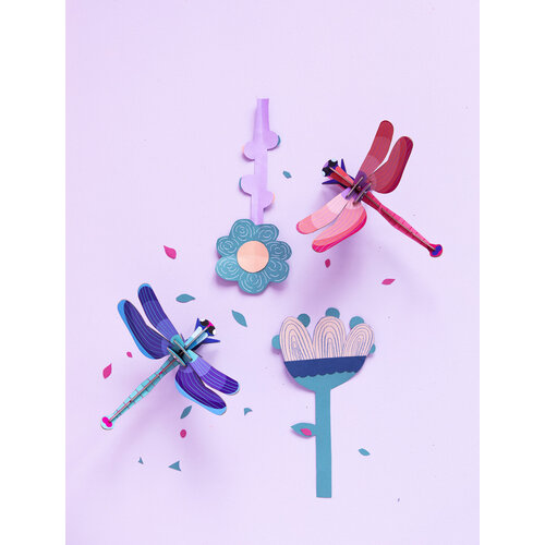 Studio Roof wall decoration Ruby dragonfly ima69