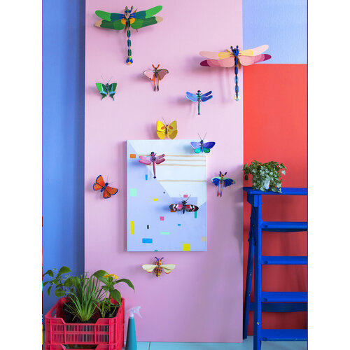 Studio Roof wall decoration Ruby dragonfly ima69
