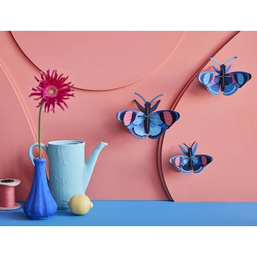 Studio Roof Peacock Butterflies, set of 3 ttm192