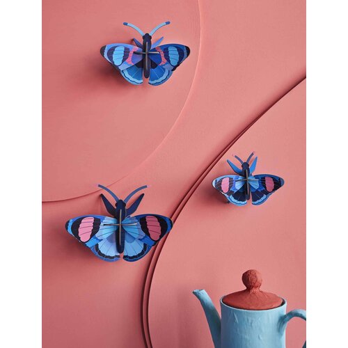 Studio Roof Peacock Butterflies, set of 3 ttm192