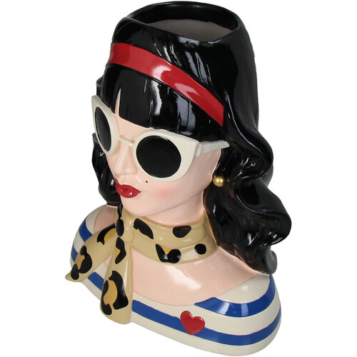 Vase ladies fashion black hair Kersten