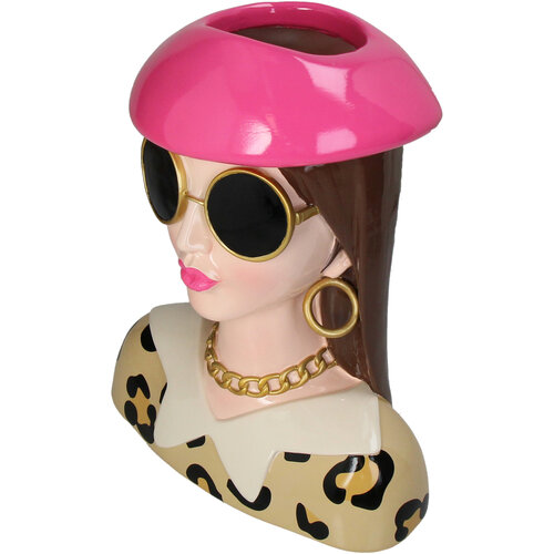 Vaas dames mode roze baret Kersten