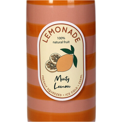 Vase  lemonade lemon bottle multi Kersten
