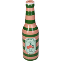 Vaasje roze groen limonade fles Kersten