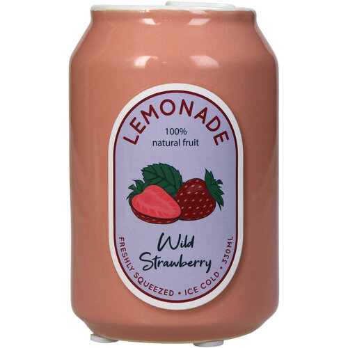 Aardbei vaasje blikje limonade Kersten