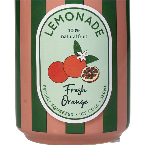 Vase lemonade orange can Kersten