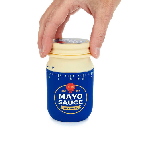 kookwekker analoog blauw mayonaise