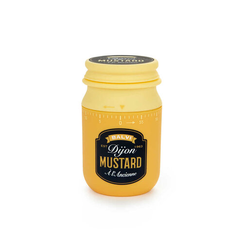 balvi timer analogue yellow mustard balvi timer analogue yellow mustard