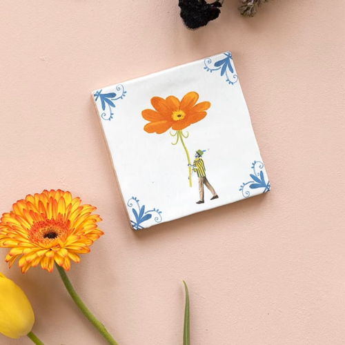 Storytiles Ich bringe Ihnen eine Blume medium