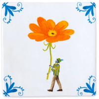 Ich bringe Ihnen eine Blume medium