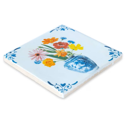 Storytiles een vaas met liefde & geluk medium