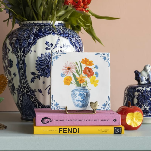 Storytiles een vaas met liefde & geluk medium