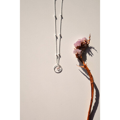 Vinoos by AMS jewellery pink necklace round
