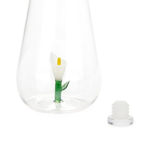 Balvi wasserflasche glas botanische Lilie