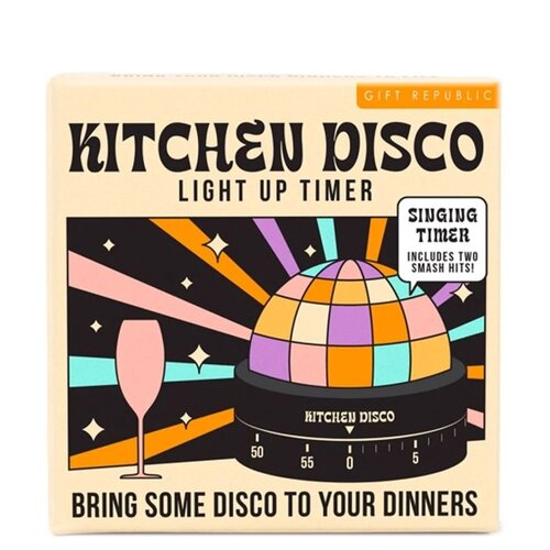 Gift Republic disco ball kookwekker oplaadbaar