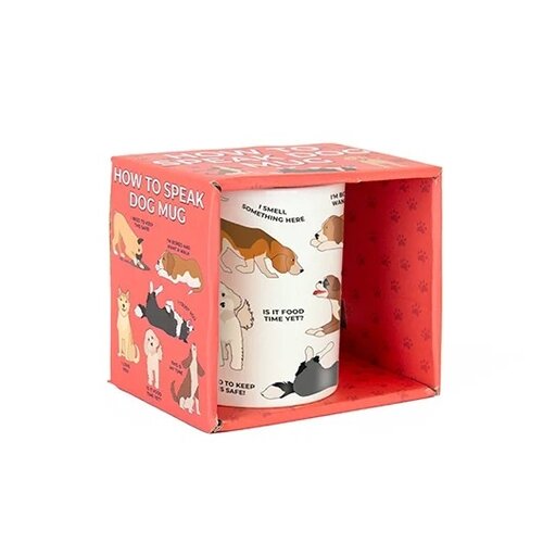 Gift Republic Lustige Tasse wie spricht man hund