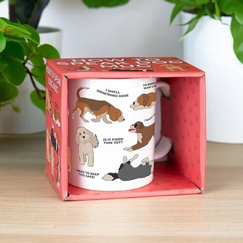Gift Republic Lustige Tasse wie spricht man hund