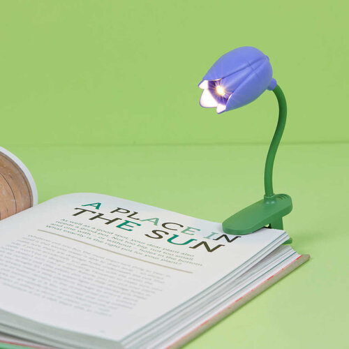 Balvi Leeslampje boek paars tulp Balvi Leeslampje boek paars tulp