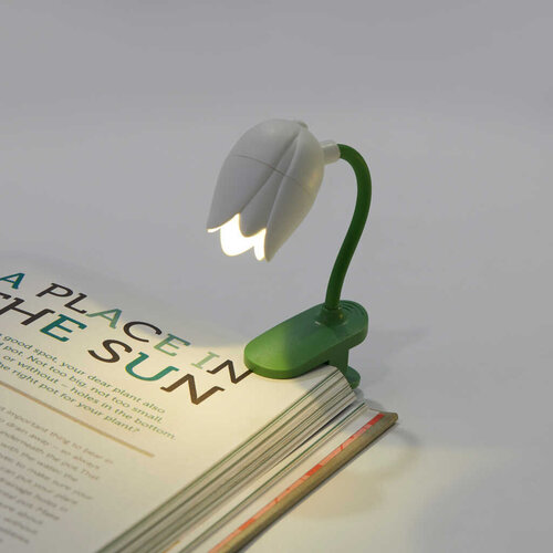 Balvi Book light white tulip